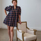 Payton Plaid mini dress