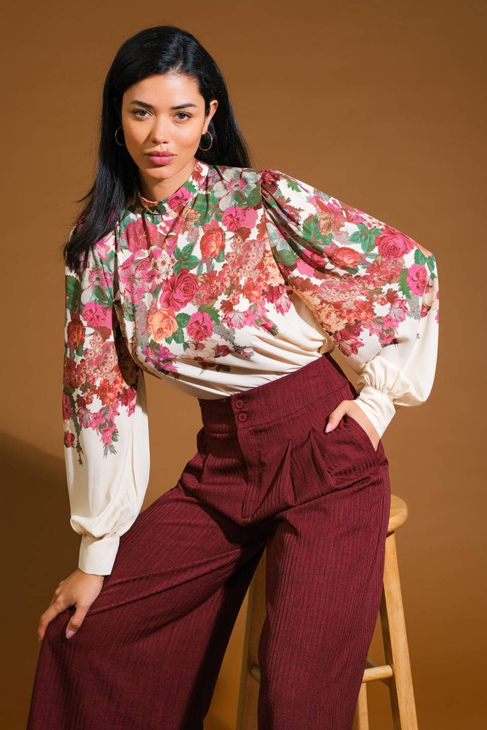 Seraphina floral blouse