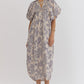 Diana Toile puff sleeve dress