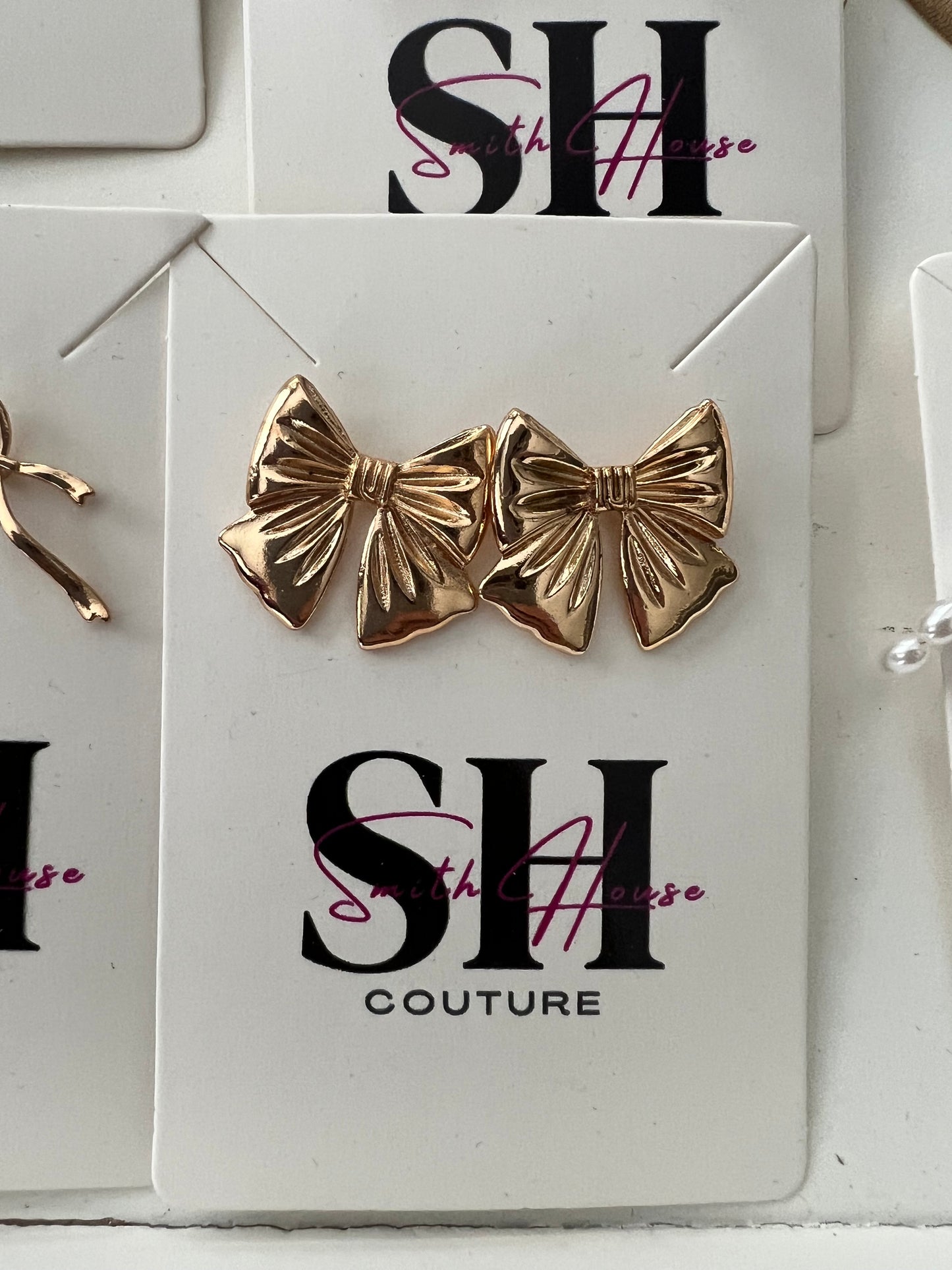 Bow earrings -9 types