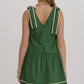 Eloise Green Mini Dress