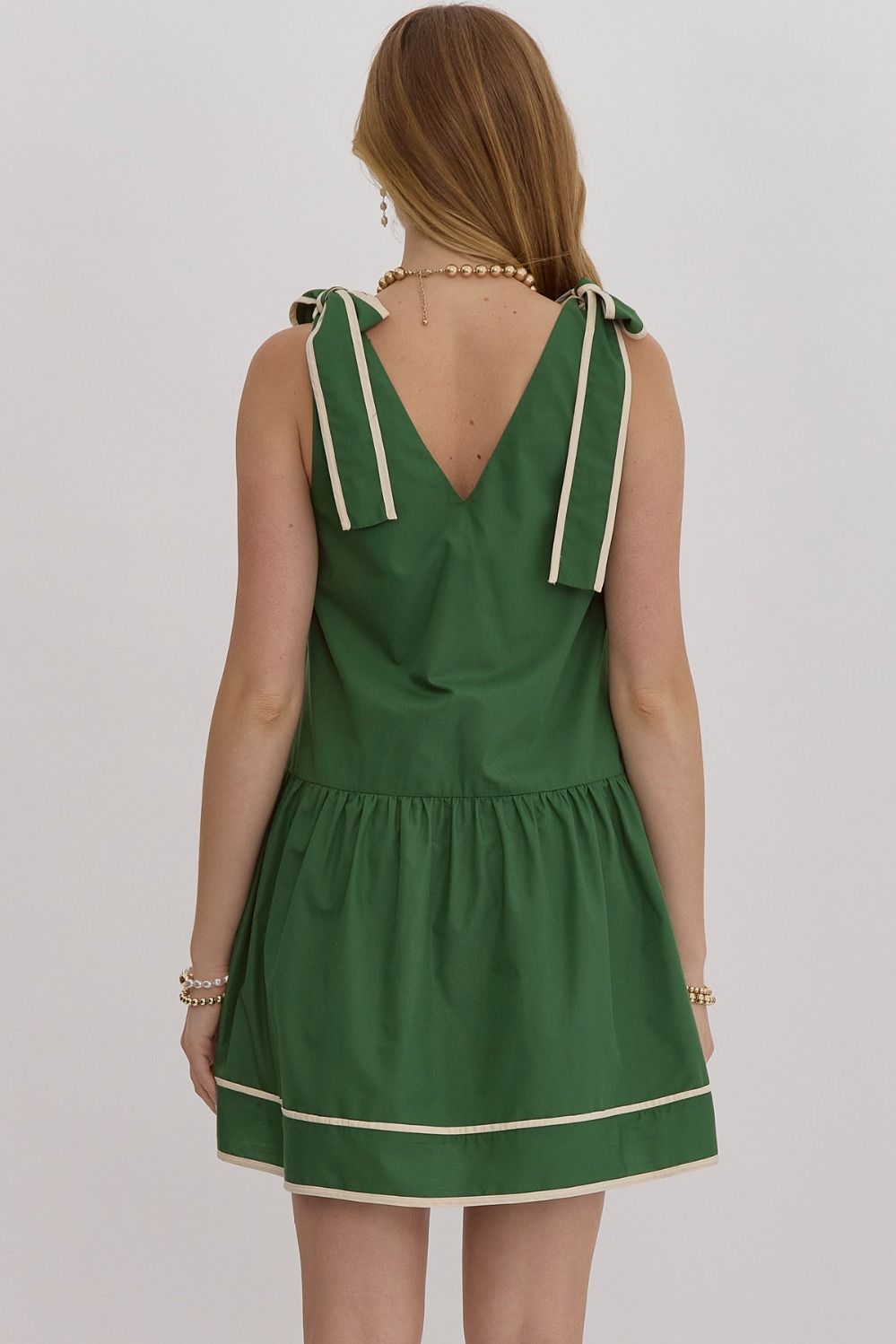 Eloise Green Mini Dress