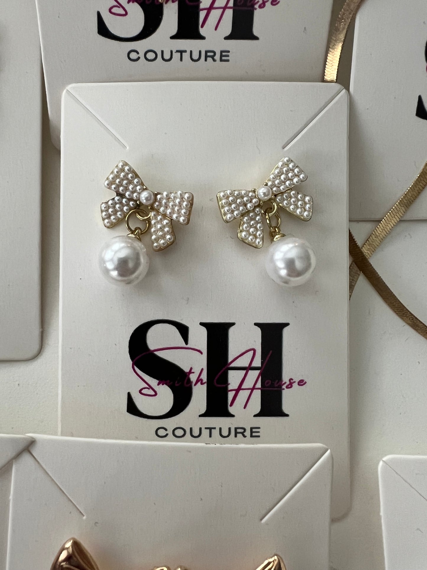 Bow earrings -9 types