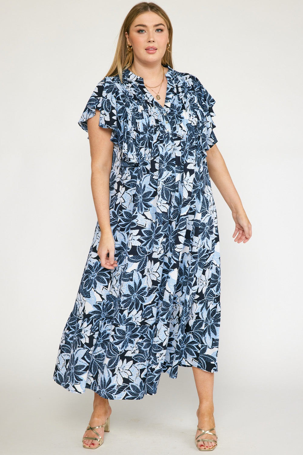 Quinn floral maxi dress