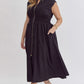 Melissa Midi/Maxi Black Dress