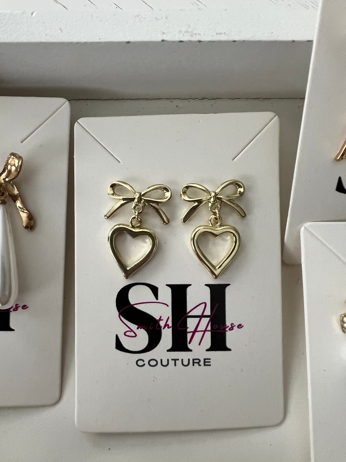 Bow earrings -9 types