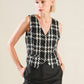 Simone Tweed Vest