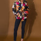 Emily in Paris Floral puffer jacket affordable