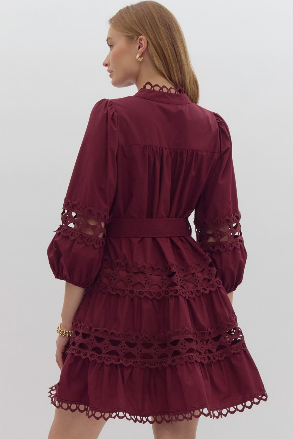 Margot Merlot Mini Dress