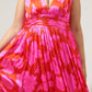 Malibu Dreams Pink Maxi Dress Curvy