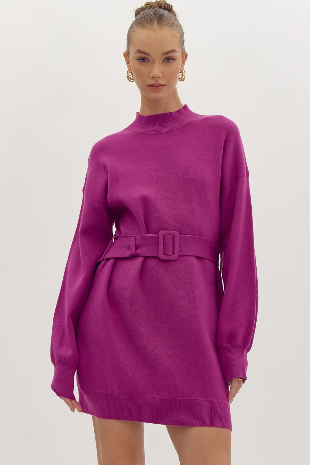 Stevie Violet Sweater Dress