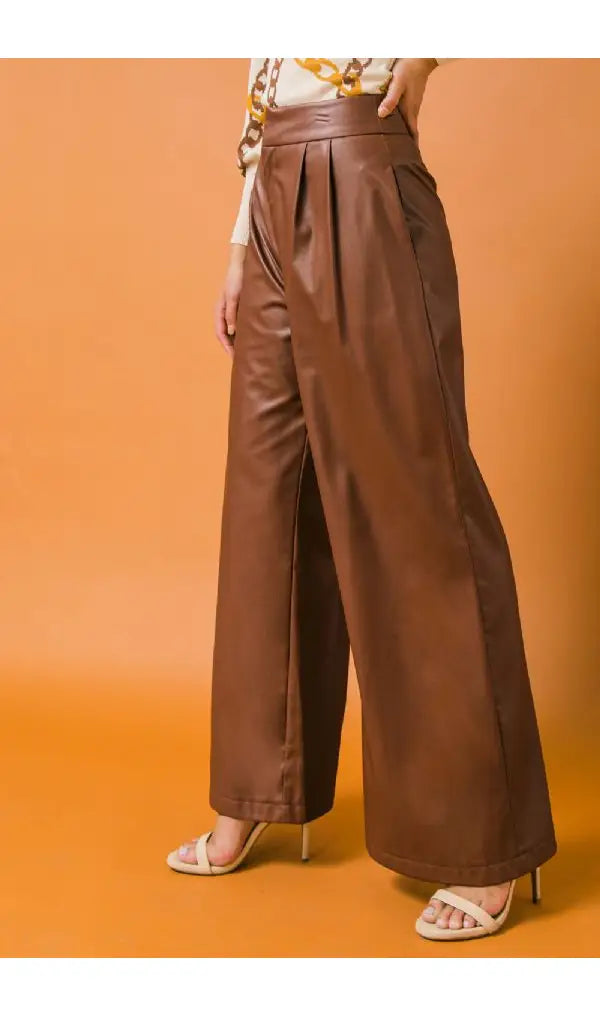 Louise Faux Leather Pants