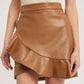 Christina Vegan Leather Skirt ( Medium Left)